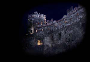 bolkow castle at night